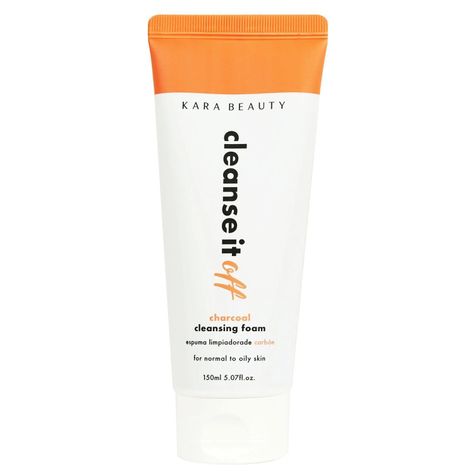 Espuma Limpiadora Facial "Cleanse It Off" Carbón Kara Beauty-0