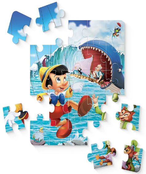 Pinocho, Cuento + Puzzle 30 Pz Mundicrom-2