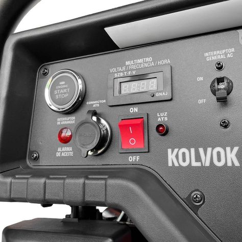 Generador Eléctrico a Gasolina 6.500W P/Eléctrica con Conexión a ATS-5