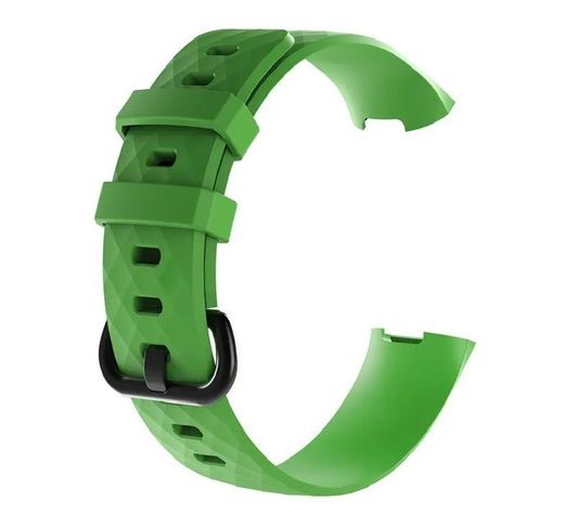 Correa Silicona Compatible Fitbit Charge 3 & 4 / 22,6mm Verde-0