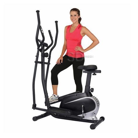 2 en 1 Elíptica magnética bicicleta Upright estática 5901S-1