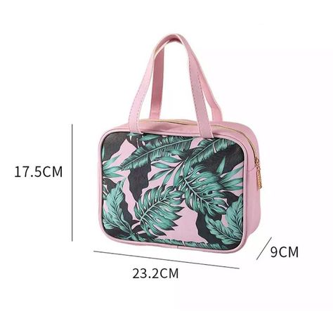 Bolso Cosmetiquero Para Maquillaje Diseño Palmeras-1