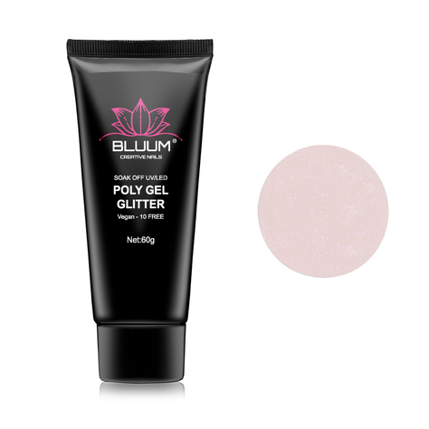 Polygel Glitter 03 60gr - Gel Para Uñas-0