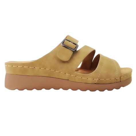 SANDALIA THUNDER KHAKI CON CORREA Y PLANTA ACOLCHADA-1