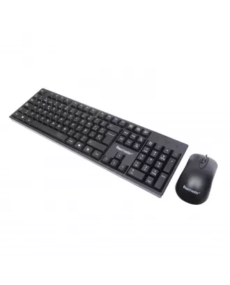 Kit Teclado y Mouse USB Black Tecmaster TM-100511-0