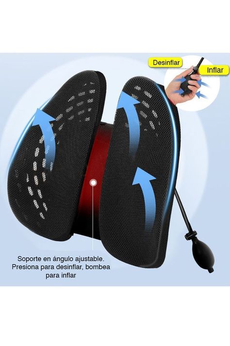 Respaldo Lumbar silla ajuste presión aire	-4