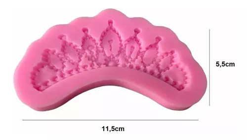 Molde De Silicona Molde De Corona Molde Fondant Corona 110007-1
