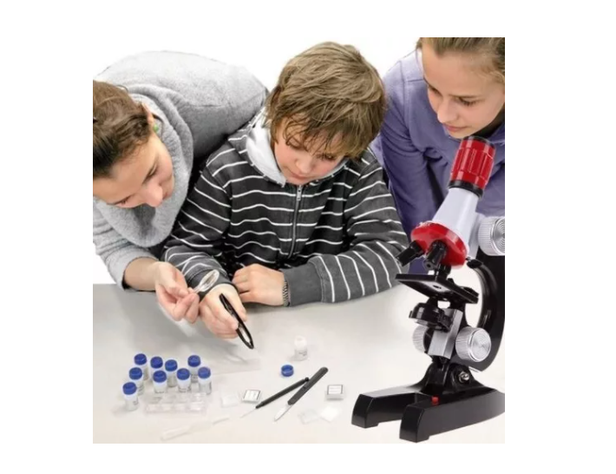 Kit De Ciencia Para Niños Microscopio Juguete Educativo-3