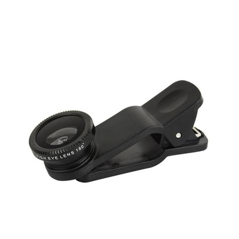 Kit de Lentes 3 en 1  Ojo de Pez Para Camara de Celular-0