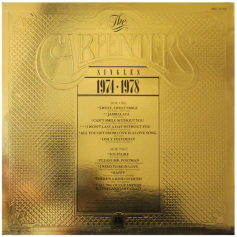 CARPENTERS - SINGLES 1974-1978 VINILO USADO-1