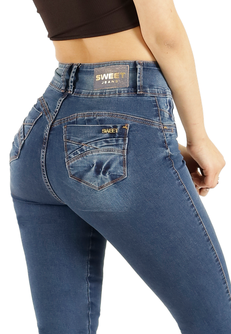 Jeans Sweet Italia Azul Mujer -3