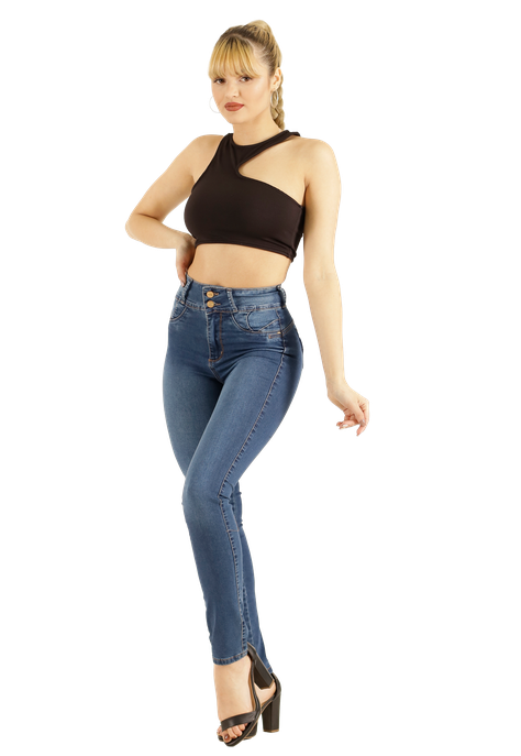 Jeans Sweet Italia Azul Mujer -0