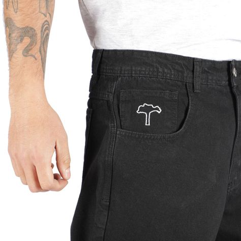 Jeans Baggy Negro Trunk Old Tree-2