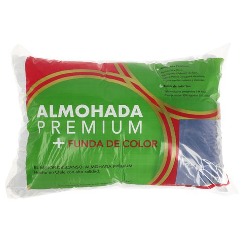 Almohada + Funda Azul 50x70 cm -0