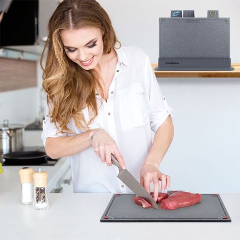 Tablas De Picoteo Cocina Picar Cortar 4 Piezas Frutas Carnes-7