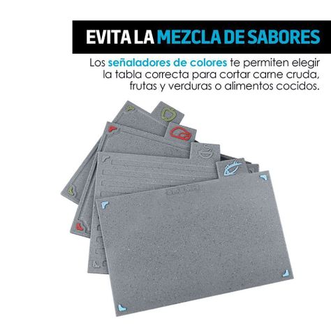 Tablas De Picoteo Cocina Picar Cortar 4 Piezas Frutas Carnes-3