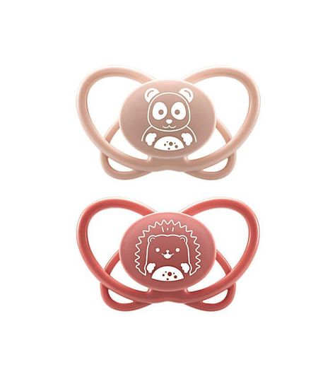 Chupetes My Butterfly, Silicona 5-18 Meses 2 Unidades, Rojo-0