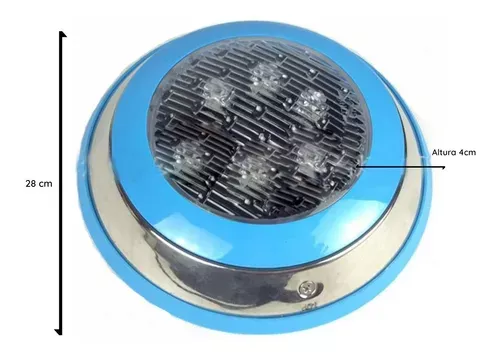 FOCO LUCES PISCINA RGB SOBREPUESTO AC24V 18W-6