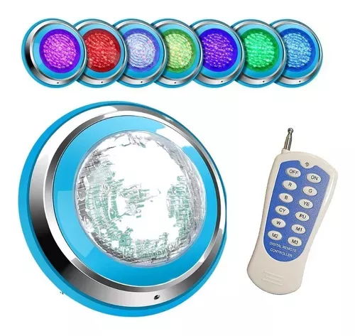 FOCO LUCES PISCINA RGB SOBREPUESTO AC24V 18W-0