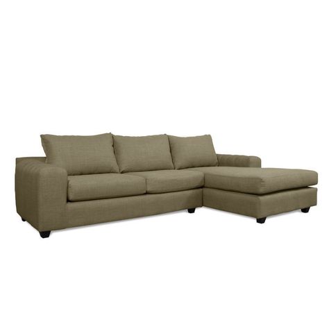 Seccional Kandra Chenille Tipo Lino Beige-1