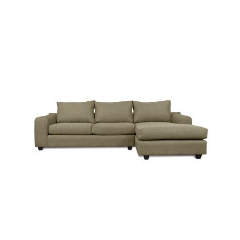 Seccional Kandra Chenille Tipo Lino Beige-0