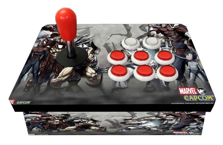 JOYSTICK ARCADE SIMPLE USB -MARVVSCAPGRIS-0