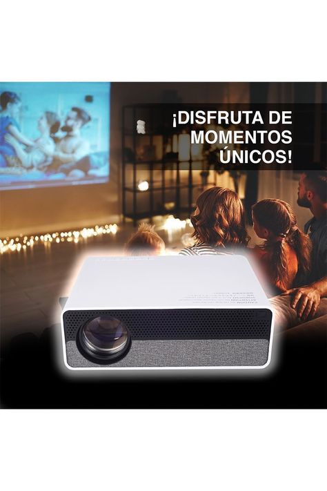 Proyector Q9 Android Full HD 3500 Lúmenes Blanco-5