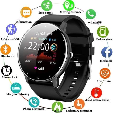 Reloj Inteligente Smartwatch Bluetooth ZL02 Sports Fitness-2