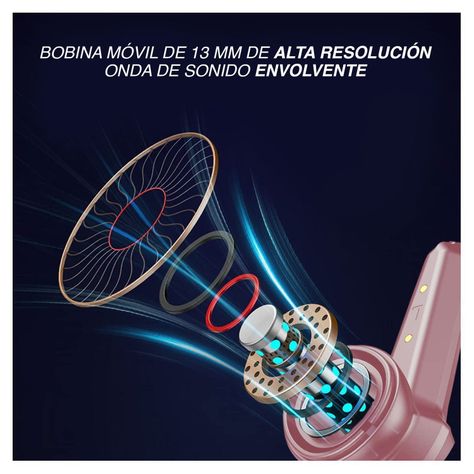 Earbuds Reisen R1 TWS Rosado-3