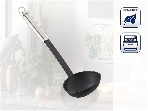 Cucharon Largo  Nylon / Acero Leifheit-1