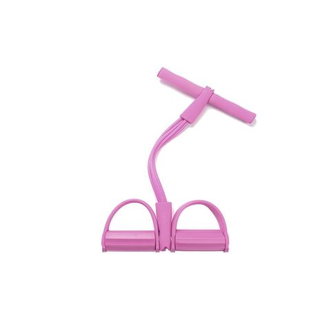 Banda Elastica Tubo Flexible Con Pedales Para Ejercicio Fitness -0