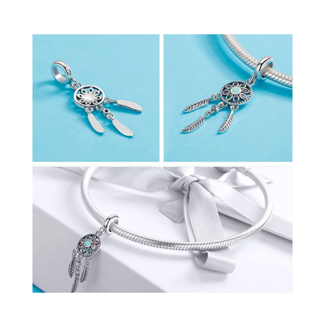 Charm Atrapasueños en Plata Fina 925 -2