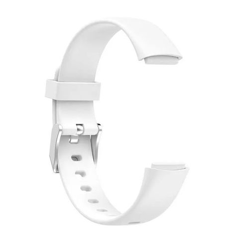 Correa Silicona Compatible Fitbit Luxe  15,4mm Blanco-1