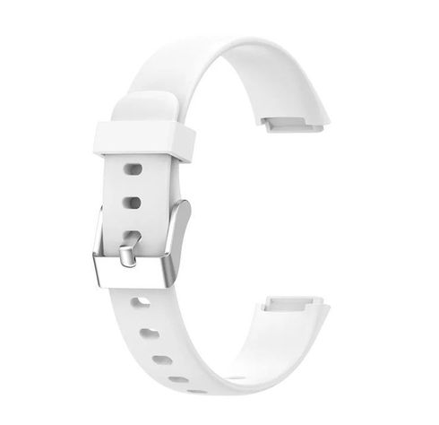 Correa Silicona Compatible Fitbit Luxe  15,4mm Blanco-0
