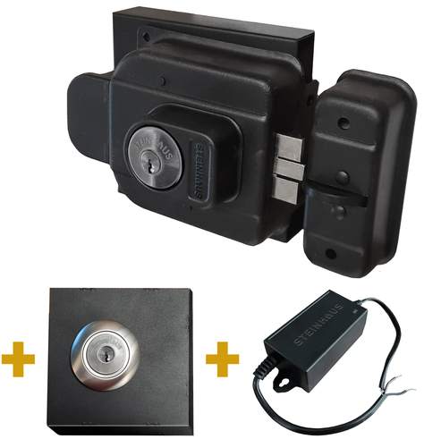 Cerradura De Sobreponer Eléctrica Steinhaus-1