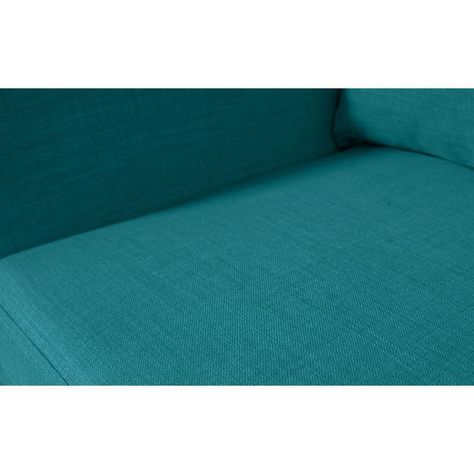 Seccional Kaile Chenille Tipo Lino Turquesa-2