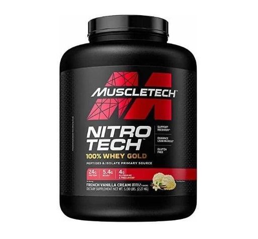 Proteina Nitro Tech 100% Whey Gold  5 LIBRAS  MUSCLETECH Vainilla-0