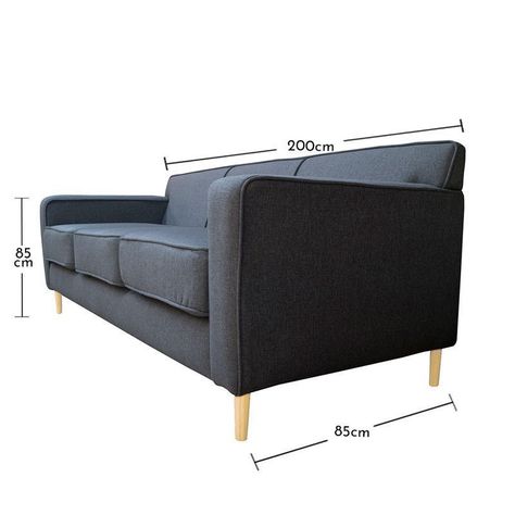 Sofá Lilen Felpa Beige  3 Cuerpos-4