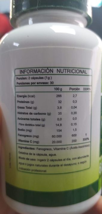 FENOGRECO - 60 Capsulas - 500mg  - FNL-1