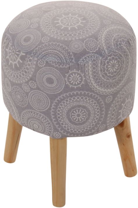 Pouf Bird Mándala 35x35x45 cm Máxima Design-2