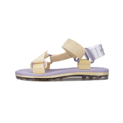 Sandalia Papete Rider Lila Amarillo Melissa-4
