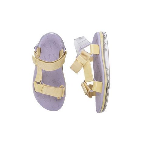 Sandalia Papete Rider Lila Amarillo Melissa-2