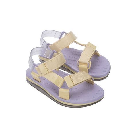Sandalia Papete Rider Lila Amarillo Melissa-1