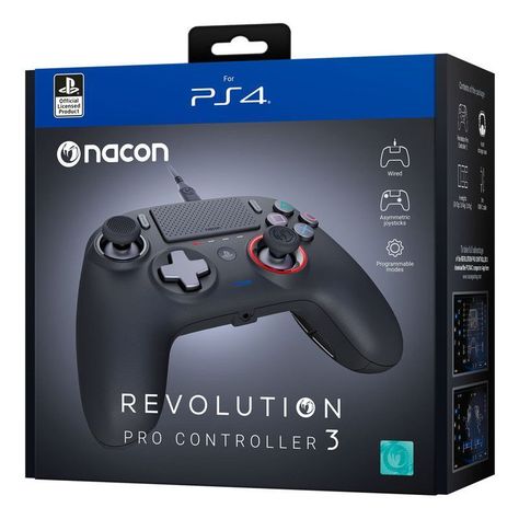 Control Wired Nacon Revolution Pro Controller V3 - Ps4 / PC - Sniper-0