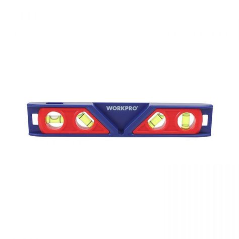Nivel Torpedo Magnetico De Burbuja 4 aguas  9″ (225 mm) WorkPro-0