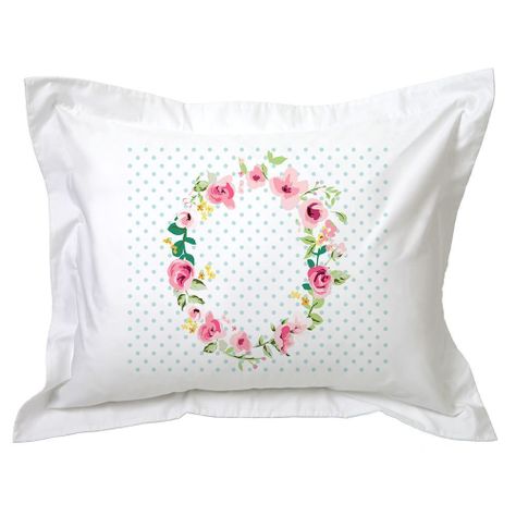 Funda de Almohada, Letras Vintage O-0