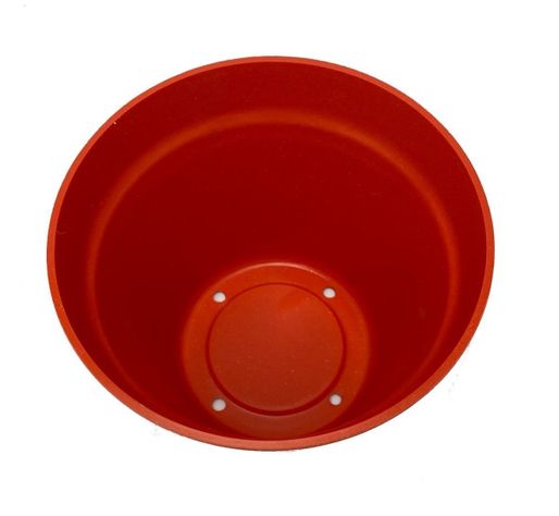 SET 8 MACETAS BIO REDONDO 4ROJ4BLAN 13,7X10,3-5