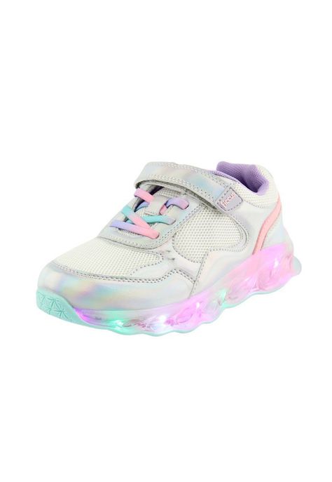 Zapatilla led velcro powerlight a caminar niña 949-1