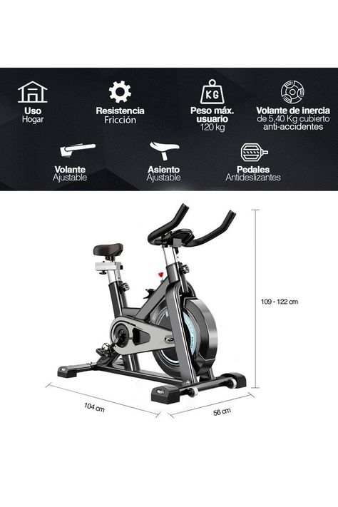 Bicicleta Spinning Home Tecnología Pro Fitness-2