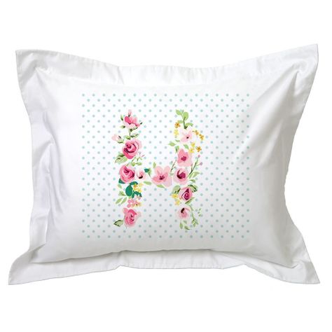 Funda de Almohada, Letras Vintage H-0